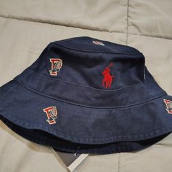 Polo Ralph Lauren P Wing Bucket Hat NWT Size S/M