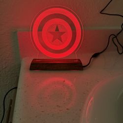 Brand New Captain America Light Up Shield Display 