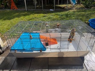 Large Metal Wire Guinea Pig Cage