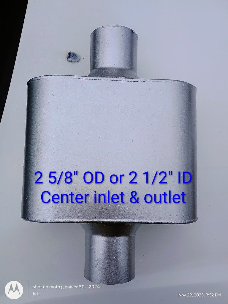 Single Chamber Race Muffler Brand New! 