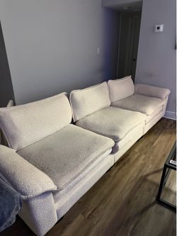 Couch with chaise