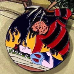 Freddy snow white horror Halloween art cute pin