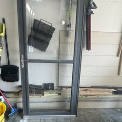 Retractable Screen Splitview Storm Door 