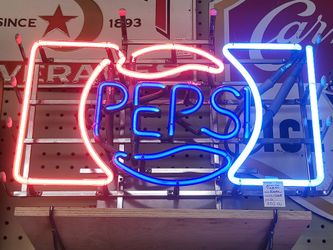 Pepsi Bookend Neon