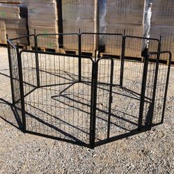 Brand New! 28” x 31.5” 8-Panel Metal Dog Playpen – Portable Pet Exercise Pen