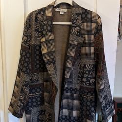 Patterned Suit Jacket