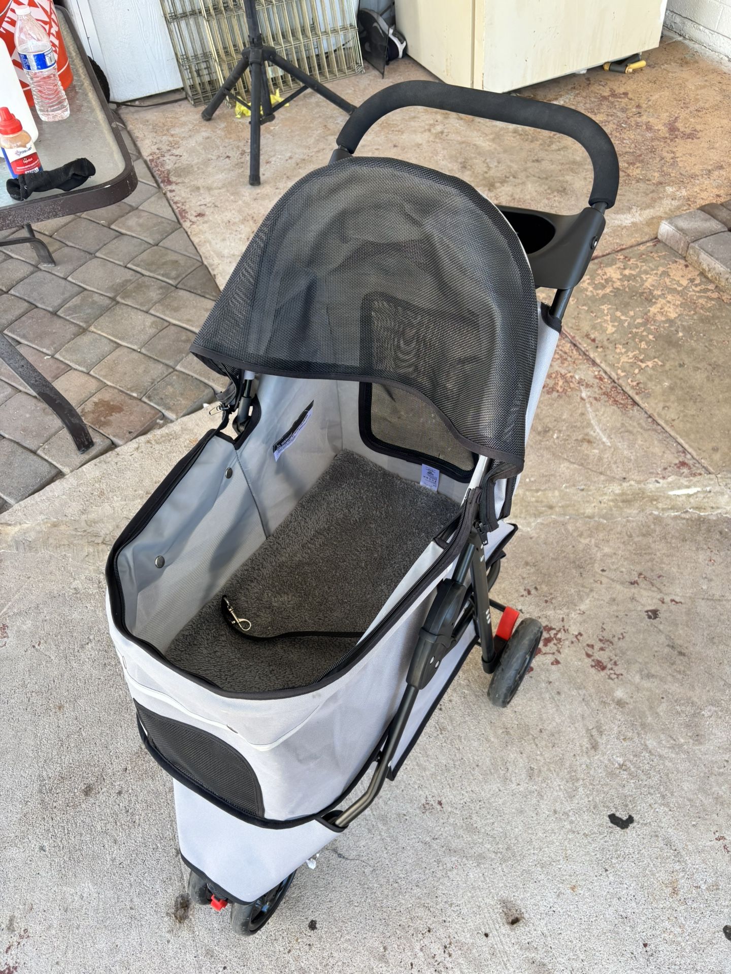 Grey Dog/cat Stroller