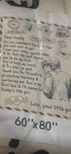 Father’s Day Gift-Throw blanket New!