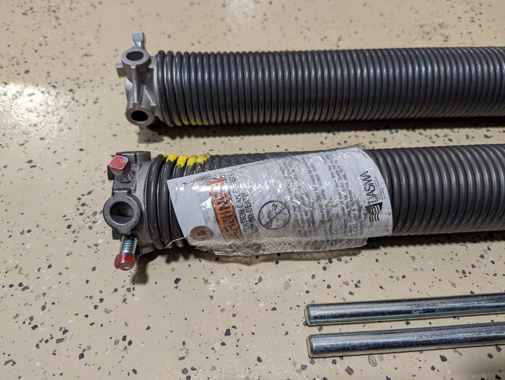 New Dura-Lift garage door torsion spring (pair)