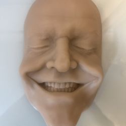 Silicone tattoo-able joker face skin,  size 1:1 9 inch long