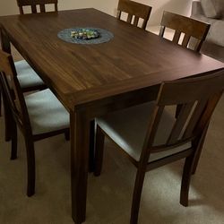 7pc Cherry Dining Set 