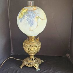 Vintage Hurricane Lamp