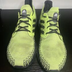 Adidas UltraBoost 20 Mens 11.5 Running Shoes Neon Green Volt