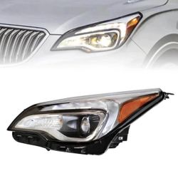 Brand new Front Headlight Assembly For 2016 2017 2018 Buick Envision, Xenon Headlight w/LED DRL, Cle