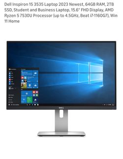 Dell UltraSharp U2515Hx 25" Screen LED-Lit Monitor, Black