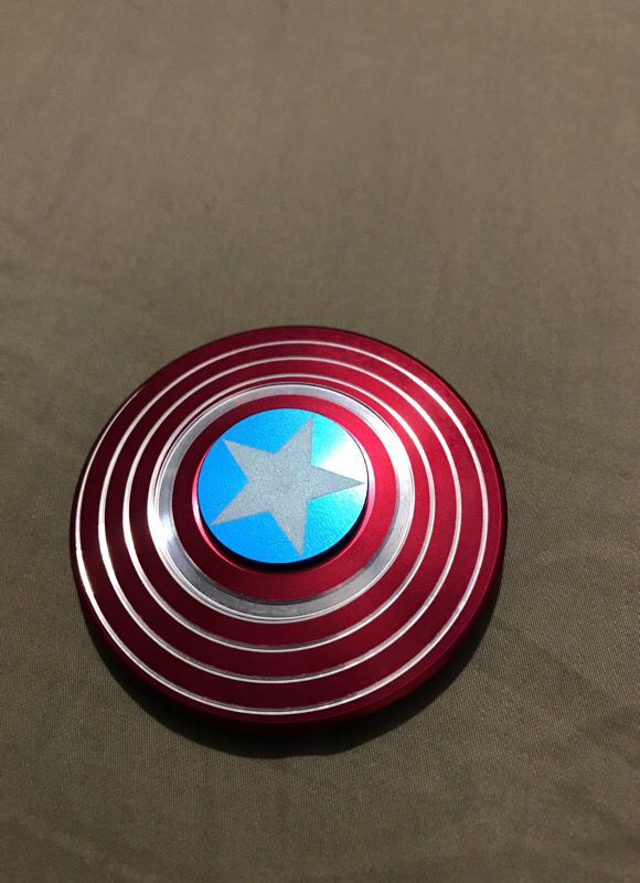 Captain America shield fidget spinner
