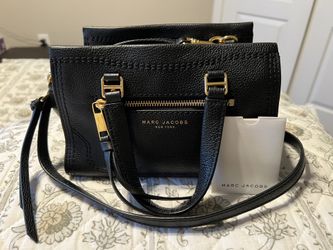 AUTHENTIC MARK JACOBS MINI CRUISER LEATHER SATCHEL BLACK – RETAIL $450.00