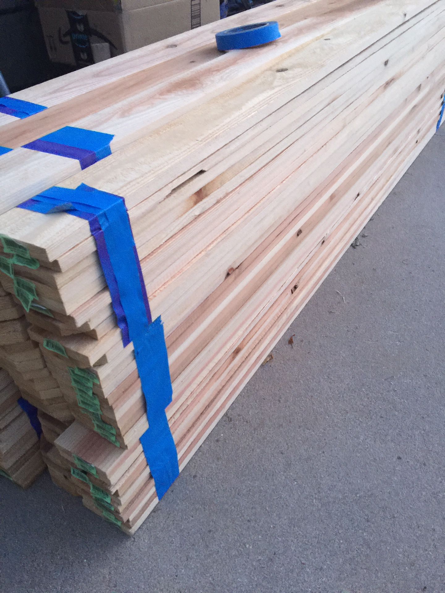 Wood fence slats pickets for panels