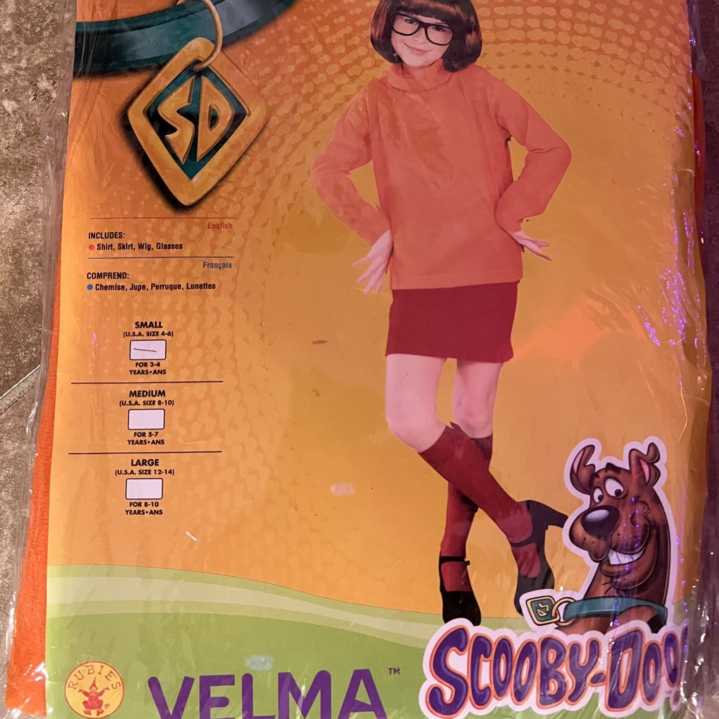 Scooby Doo Velma Toddler Costume