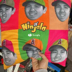 Shohei Ohtani Colorful Pillow