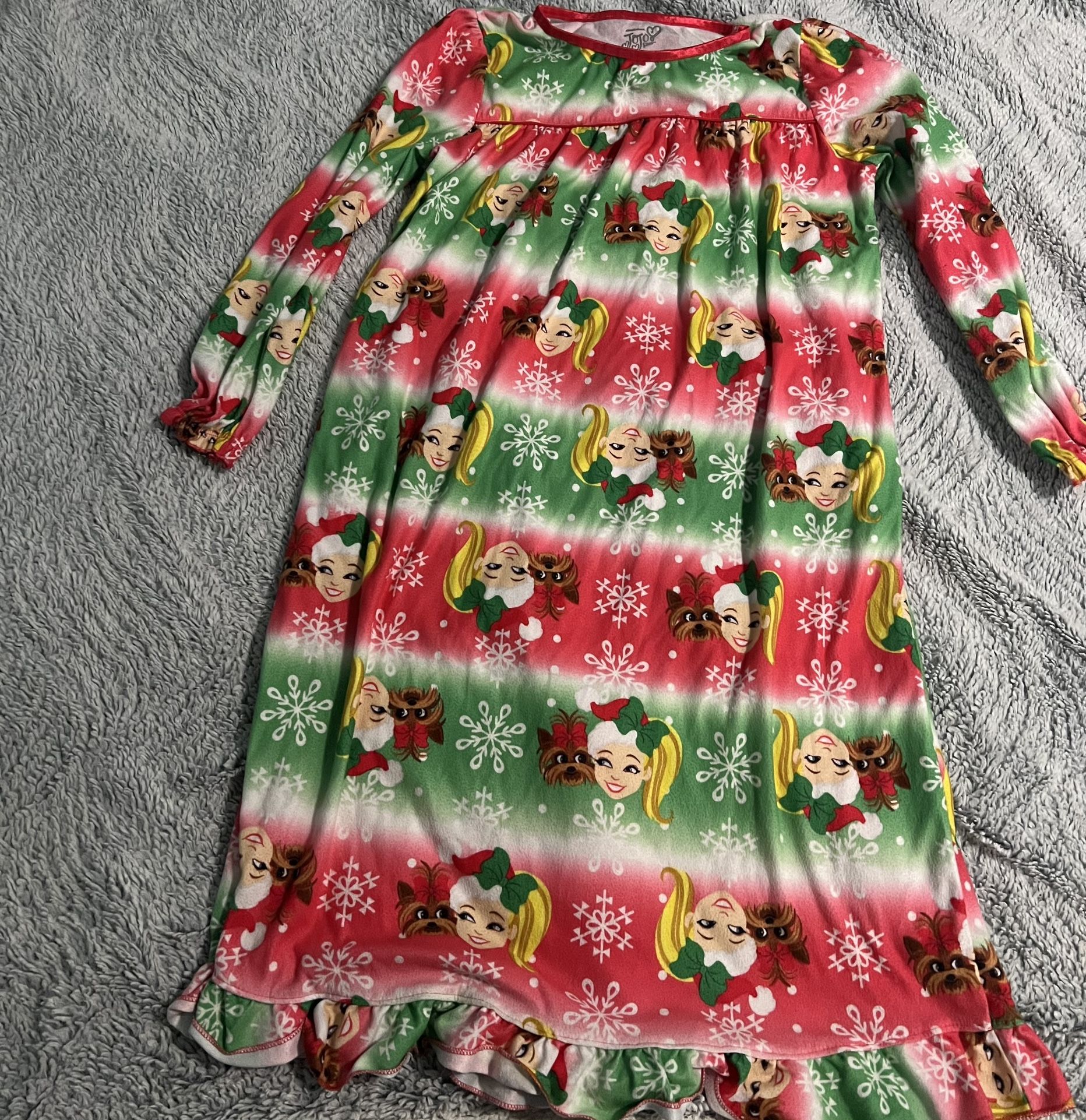 Jojo Siwa Christmas Nightgown Size 10-12