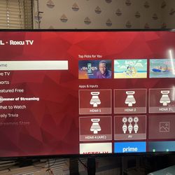 55” TCL Roku TV With Stand 