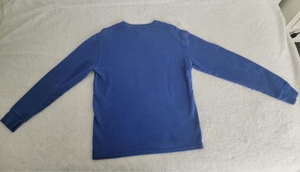 Blue Thermal Long Sleeve Shirt