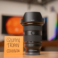 Sony 24-70mm f2.8 GM ii lens