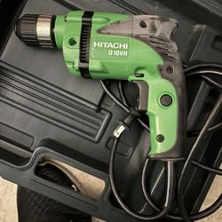 Hitachi Corded Drill With Case