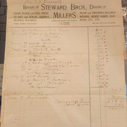 1898 Skowhegen Maine Re: Receipt for Feed & Plow Dealers