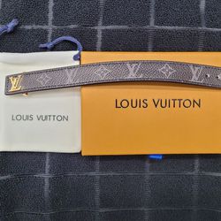 Louis Vuitton Slim Leather Bracelet  M6456 New Men 