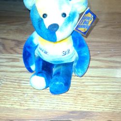  NBA Magic Johnson 32 LA Lakers - Salvino's Bammers Plush Bear is a 9-inch rainbow plush bear from 1999. 