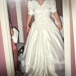 Wedding Dress And Veil