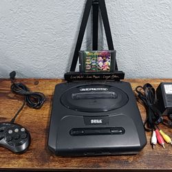 Sega Genesis Model 2 MK-1631 Console Bundle + 235 Games 🎮 Tested & Solid 🕹️