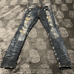 Jordan Craig distressed jeans