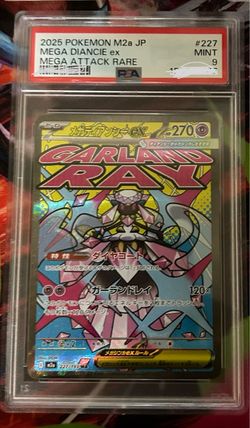 2025 Pokemon JP Mega Diancie ex PSA 9