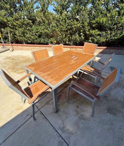 Patio table set