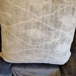 1 Gray large pillow .