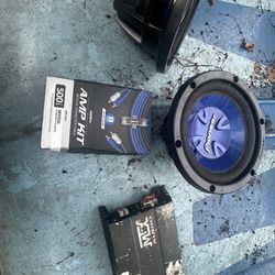10 Amp Subs With Amp And 8 Gauge Wiring 