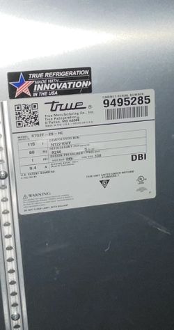 True Freezer Stg2f-2s-hc
