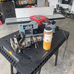 Delta 6 Inch Variable, Speed, Bench, Joiner, Porter Cable Plate Joiner (biscuit Maker) 