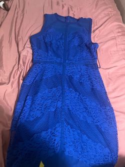 Royal blue dress large