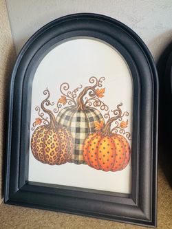 Pumpkin picture decor