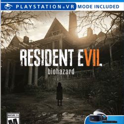 Resident Evil 7 Ps4