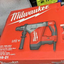 Milwaukee Electric 1-3/4 Sds Max Rotary Hammer