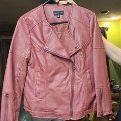 Never Worn Red Leather Jacket