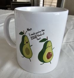 Funny Avocado Ceramic Mug 