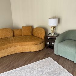 couch and side chair