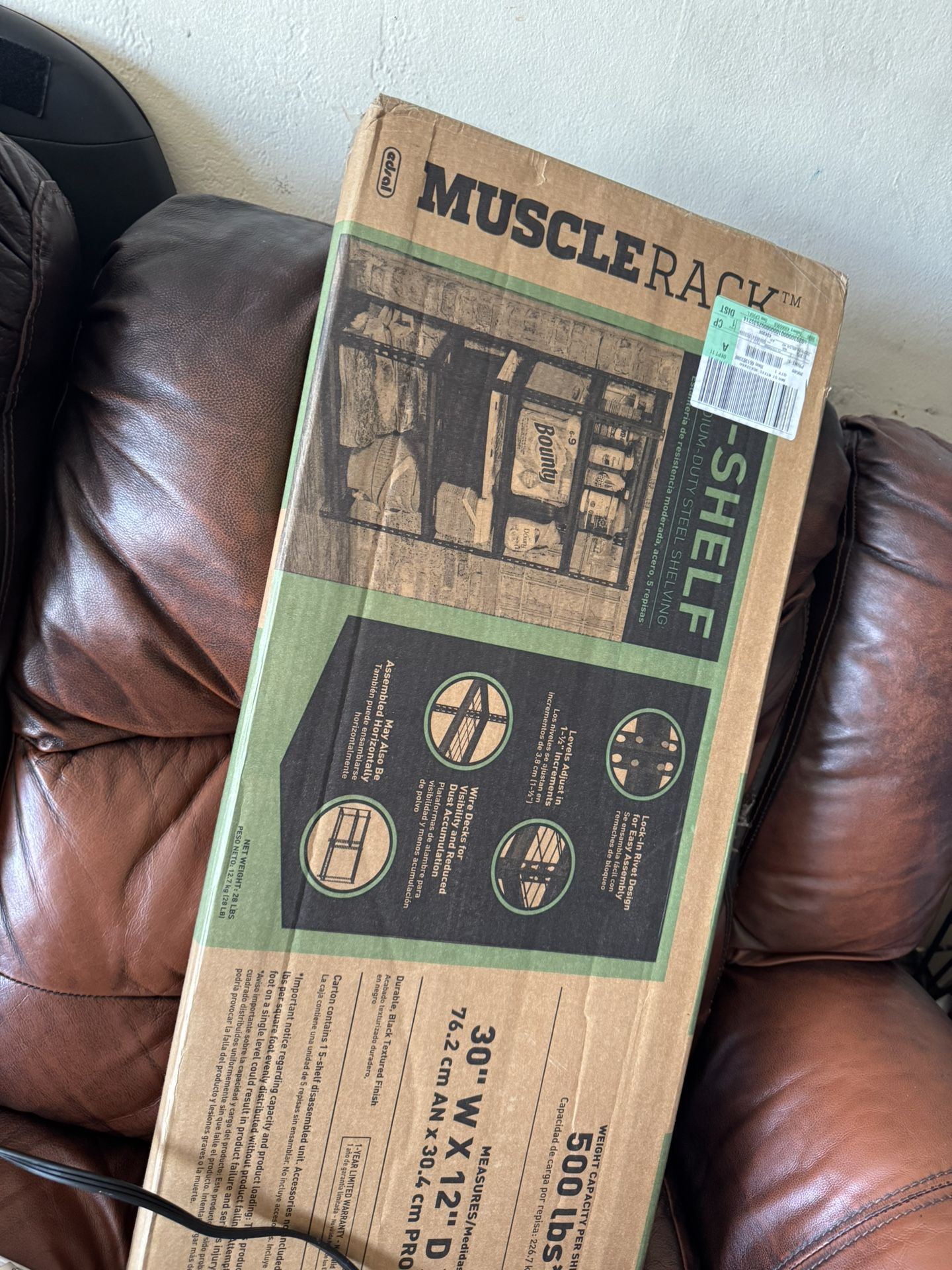 Muscle Rack 5 Shelf Storage 