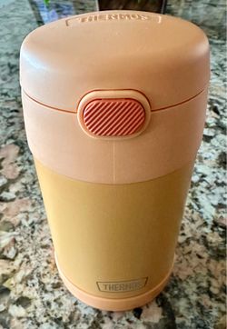 Thermos 16oz FUNtainer Stainless Steel Insulated lightweight Food Jar with folded Spoon fitted on the lid